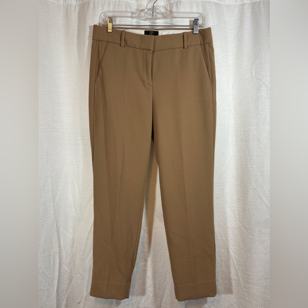 J. Crew Cameron Tan Ankle Trousers